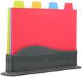 4pcs Plastic Cutting Board Set, Color-Coded Chopping Boards for Meat