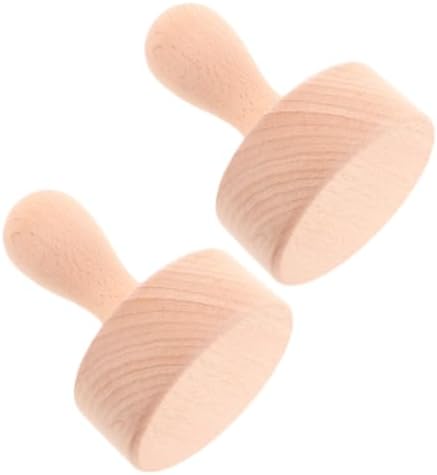Mini Tart Pan with Removable Bottom, 2pcs Wood Set