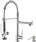 GIMILI Commercial Kitchen Faucet with Pull Down Sprayer