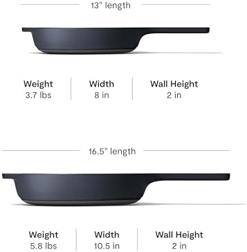 Caraway Cast Iron Skillet 2-pc Pan Set