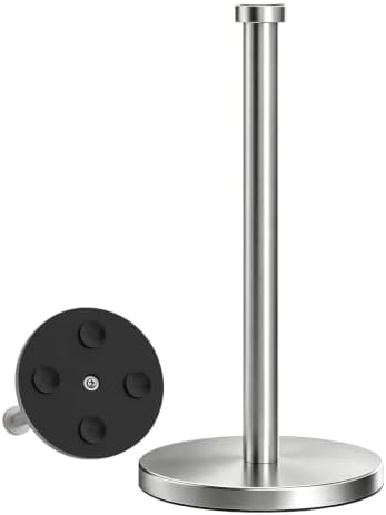 VEHHE Countertop Paper Towel Holder, Weighted Base, 4 Suction Cups