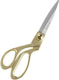 Heavy Duty Tailor Scissors 8" Gold Stainless Steel Dressmaker