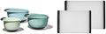 OXO Good Grips 3-Piece Plastic Mixing Bowl Set + OXO Good Grips