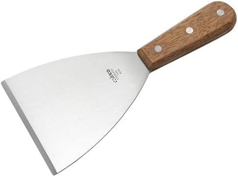 Winco Blade Scraper, 4.5-Inch by 4-Inch,Stainless Steel, Brown,Medium