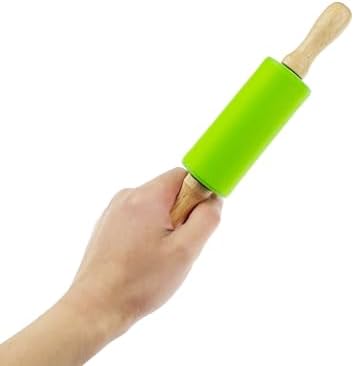 4 Pack Mini Small Rolling Pin 9 Inch Kids Rolling Pin Wooden Handle