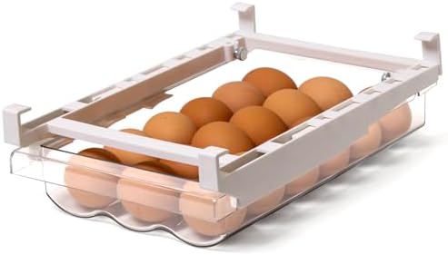 BINO Pull-Out Fridge Egg Holder, 18 Eggs