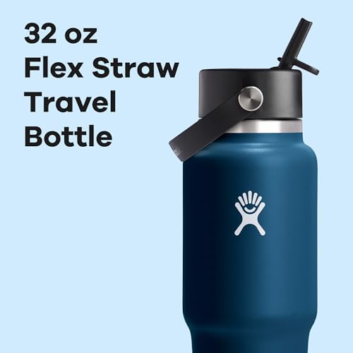 Hydro Flask Travel Water Bottle - Insulated Stainless Steel - Wide