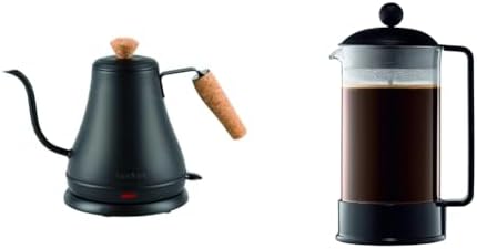 Bodum Gooseneck Kettle and Brazil French Press Bundle