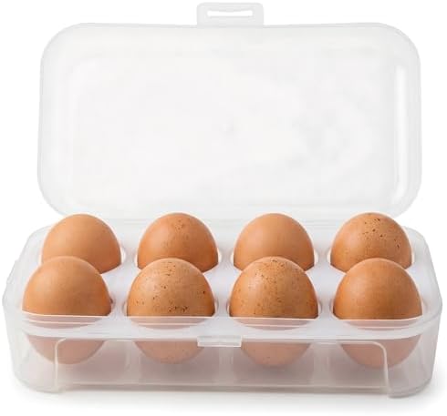 Egg Holder Camping Egg Carrier Plastic Storage Box