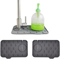 2 Pack Mini Sink Splash Guard, Double Sided Kitchen Faucet Mat