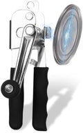 Commercial Can Opener with Magnet, Manual Heavy Duty Hand Crank Can