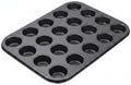 24-Cup Carbon Steel Muffin Pan, Heavy Duty Mini Cupcake Baking Tray