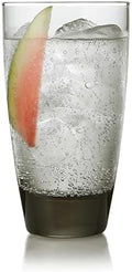 Libbey Classic Smoke Tumbler Glasses, Classy, Timeless Drinkware Set