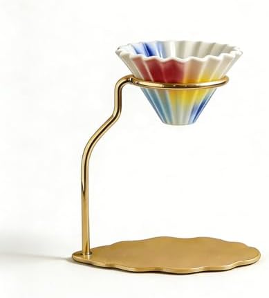 Ceramic Coffee Dripper, Origami Style Pour Over Dripper for 1-2 Cup