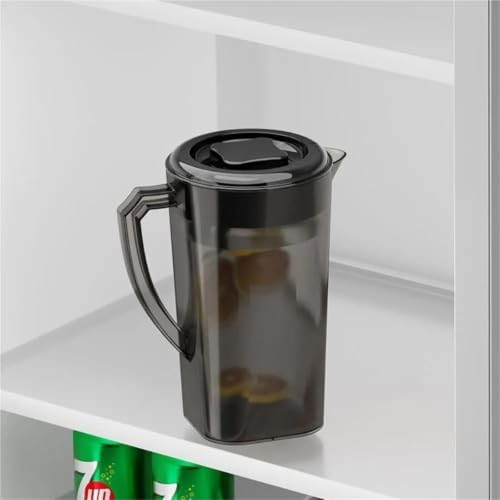 Glass Pitcher with Lid High Capacity Plastic Water Jug Pitcher