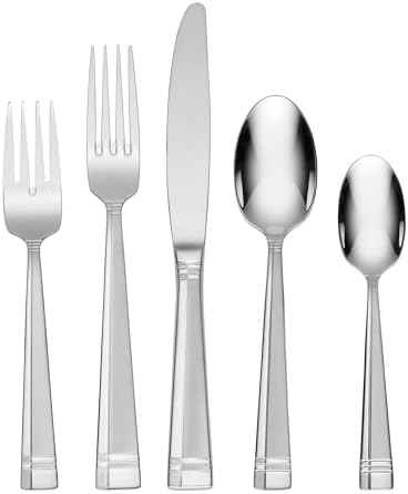 Oneida Amsterdam 45-Piece 18/0 Silverware Set for 8, Flatware