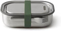 Black+Blum Stainless Steel Lunch Box | Leak Proof 3-in-1