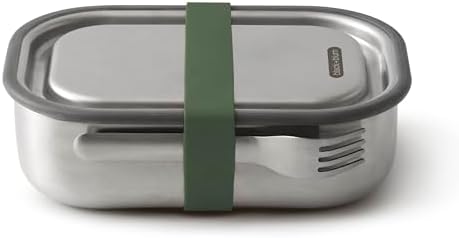 Black+Blum Stainless Steel Lunch Box | Leak Proof 3-in-1