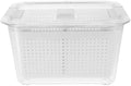 Sealing Storage Container with 2 Compartments for Vegetables