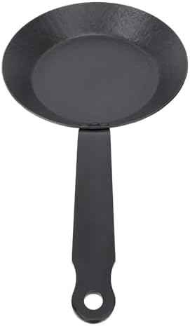 POCREATION Carbon Steel Skillet Pan Set, Nonstick Even Heating Frying