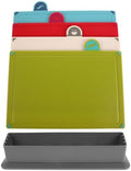 Plastic Cutting Board Set Color Coded Chopping Boards for Kitchen Food