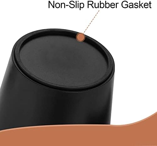 Coffee Knock Box,Set of 2 Pieces Espresso Knock Box Coffee Tamper Mat