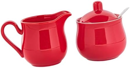 Ceramic Sugar and Creamer Set Set Creamer Jug, Gift, Sugars Holder