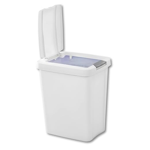 7.5 Gallon White Wastebasket - Image 2