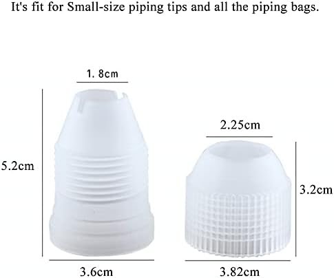 HAHIYO Plastic Couplers of Large Size Easy to Twist For Cake