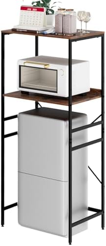 2-Tier Mini Fridge and Microwave Storage Rack