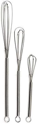 RSVP Endurance 18/8 Stainless Steel Mini Whisks, Set of 3