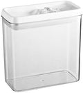Felli Flip Tite Acrylic Food Storage Rectangular Canister, 91 oz.