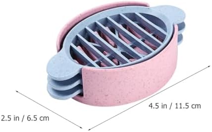 Wheat Stalk Egg Slicer PP Food Cutting Tool for Uniform Wedges
