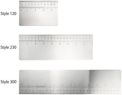 Stainless Steel Baking Scraper with Measurement, Square Dough Cutter