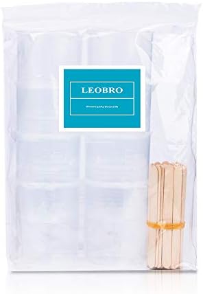 LEOBRO 8PCS Resin Mixing Cups, 300ML Plastic Measuring Cups for Resin