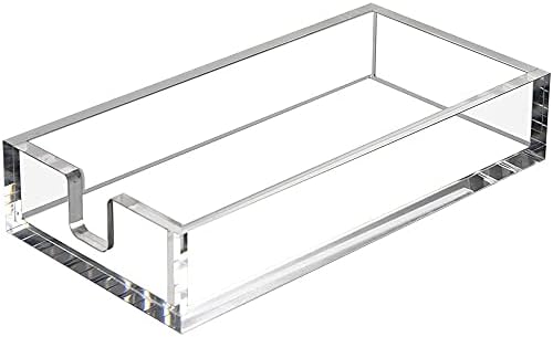 HIIMIEI Acrylic Napkin Holder for Bathroom, Clear