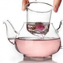 Jusalpha® 11 PC-Glass Filtering Tea Maker Teapot with a Warmer and 6