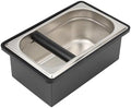 Espresso Knock Box, Stainless Steel Coffee Bag Container, With Steel