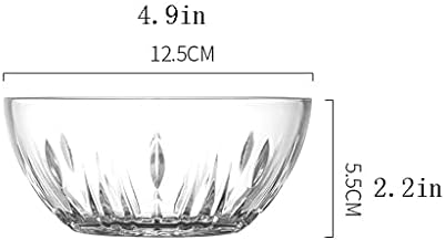 cereal bowls Round Glass Bowl Transparent Cereal Bowl Soup Bowl Noodle