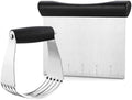 Dough Blender & Pastry Cutter Tool, Stainless Steel Pastry Blender &