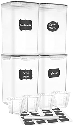 M MCIRCO Extra Large 4 Pack 6.5L Food Storage Containers