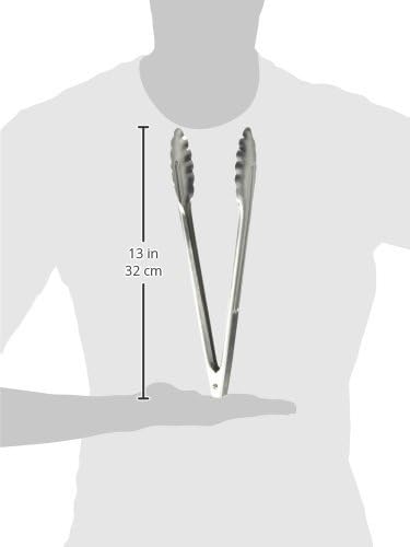 Winco Stainless Steel, Coiled Spring Utility Tong Heavyweight - Image 2