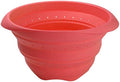 Lekue Collapsible Colander, 9 Inch - Compact Silicone Food Strainer