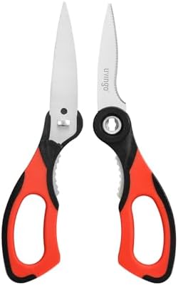 LIVINGO 8.5 Inch Kitchen Shears, Serrated Blade
