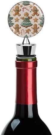Christmas Dress Wine Stopper Vacuum Alloy Wine Bottle Stopper Reusable