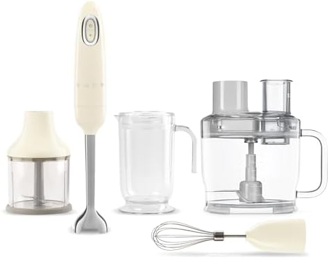SMEG HBF03 Hand Blender & Food Processor Bundle