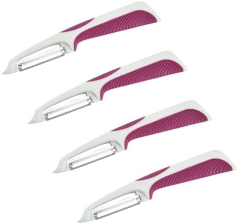 4pcs Multifunction Peeler Stainless Steel for Fruits and Vegetables