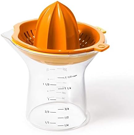 OXO Good Grips 2-in-1 Citrus Juicer, Orange & Yellow