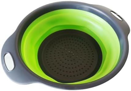 Collapsible Colander and Fruit Bowl with Drainage Base