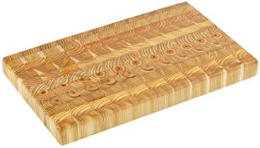 Larch Wood Canada Medium End Grain Cutting Board, 13-3/4" x 8-3/4"